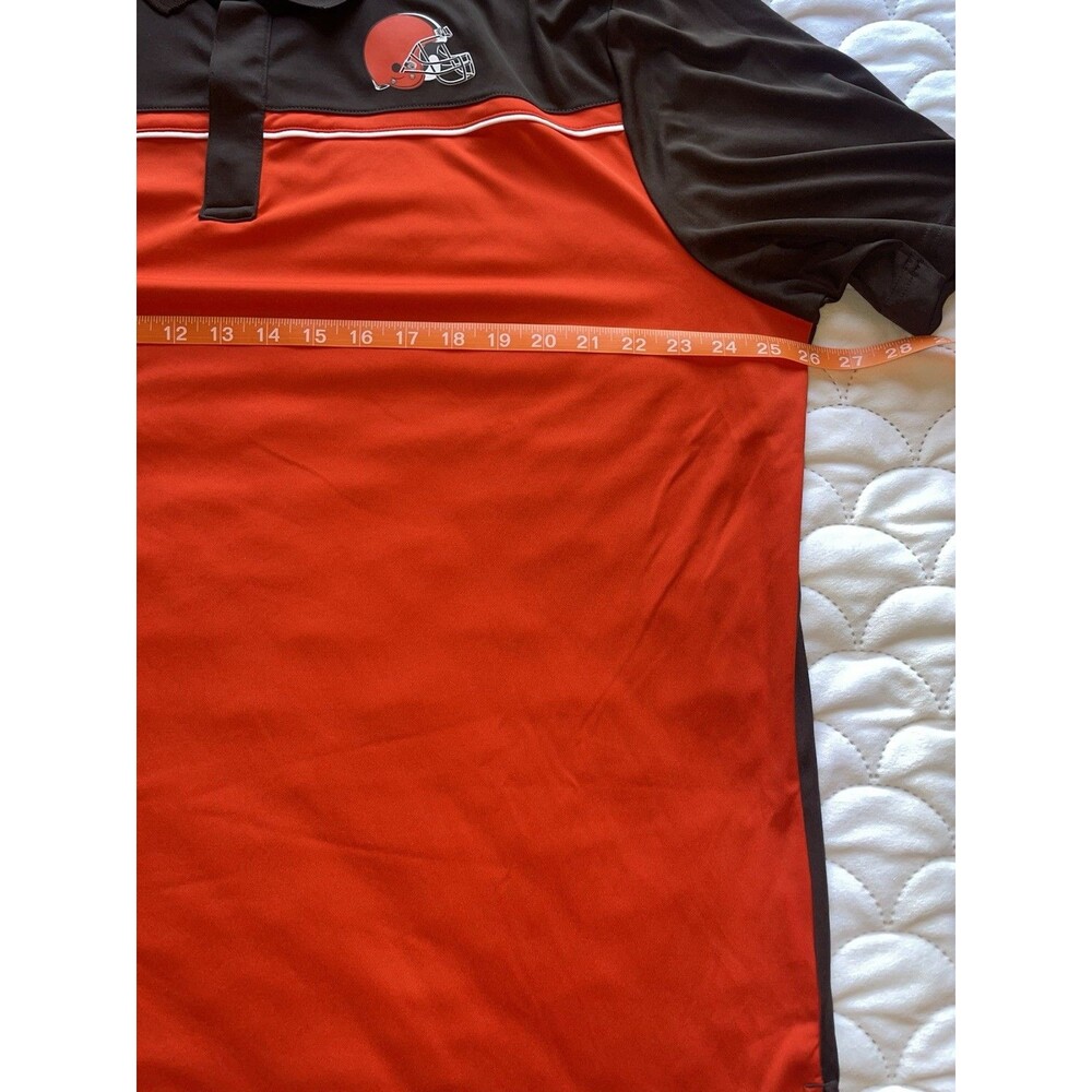 Cleveland Browns NFL Team Apparel TX3 Cool 3 Button Classic Polo Shirt Men’s XXL - Picture 6 of 6
